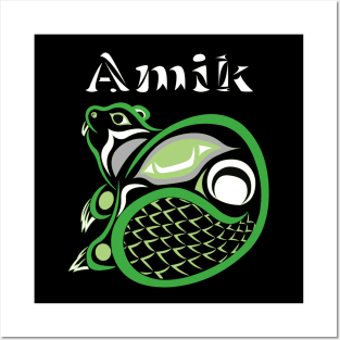 Amik (Beaver) Aromantic Pride Posters and Art